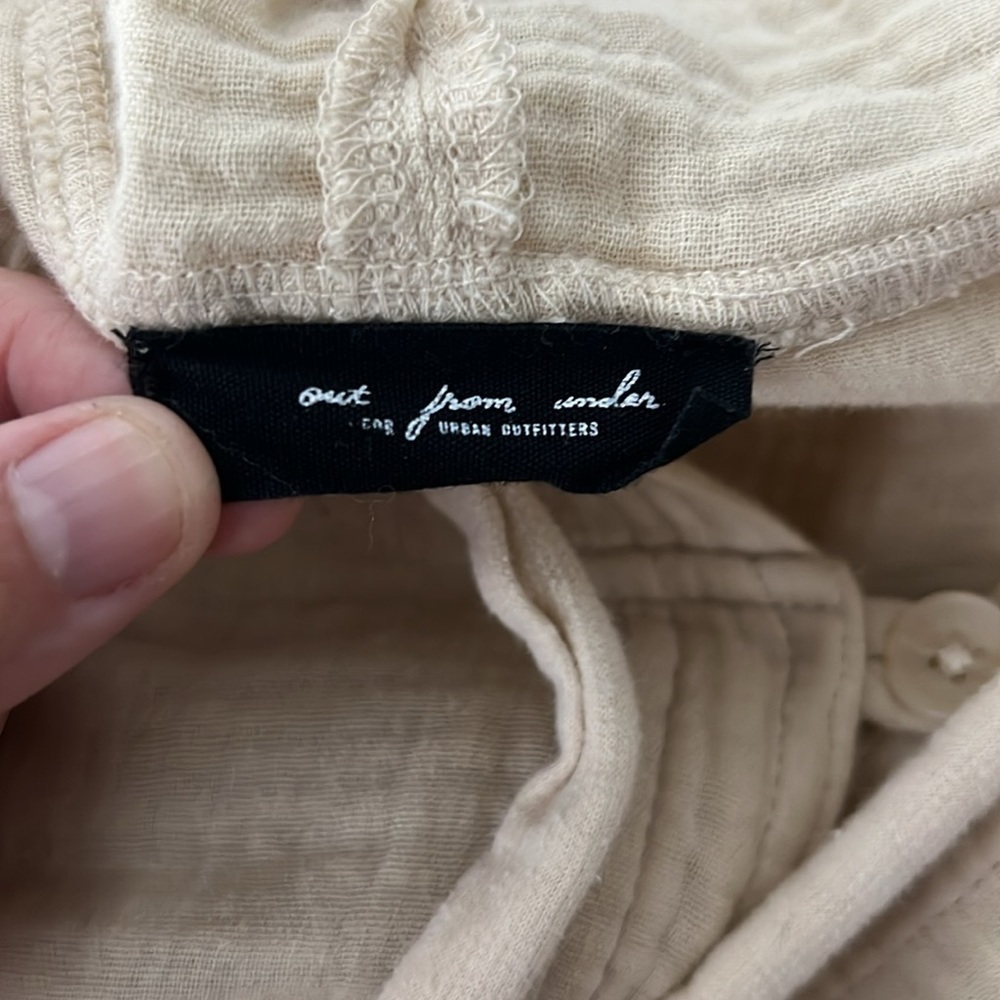Urban Outfitters Out from Under Cotton Gauze Sahara Pullover Hoodie Size Medium - Picture 11 of 15